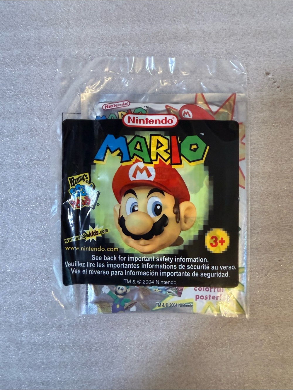 Sealed 2004 Wendy’s Nintendo Mario Special Edition Collector Cards